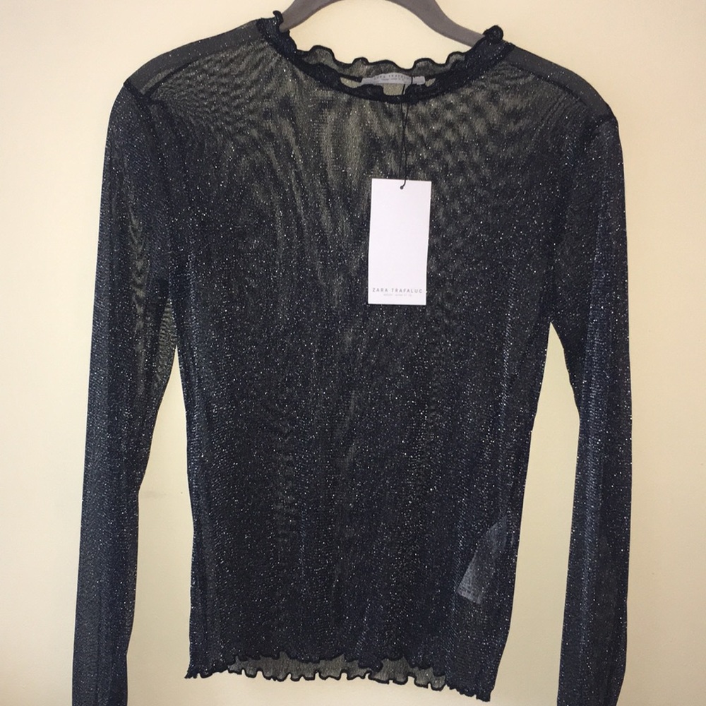 Sheer Zara top